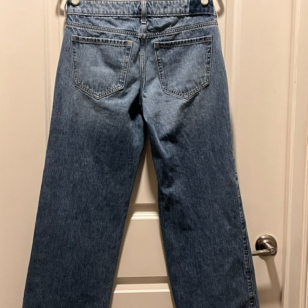 Hollister Low-Rise Baggy Jeans W27S Light Wash Denim Y2K - Picture 3 of 4